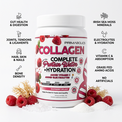 COMPLETE COLLAGEN PROTEIN WATER + HYDRATION