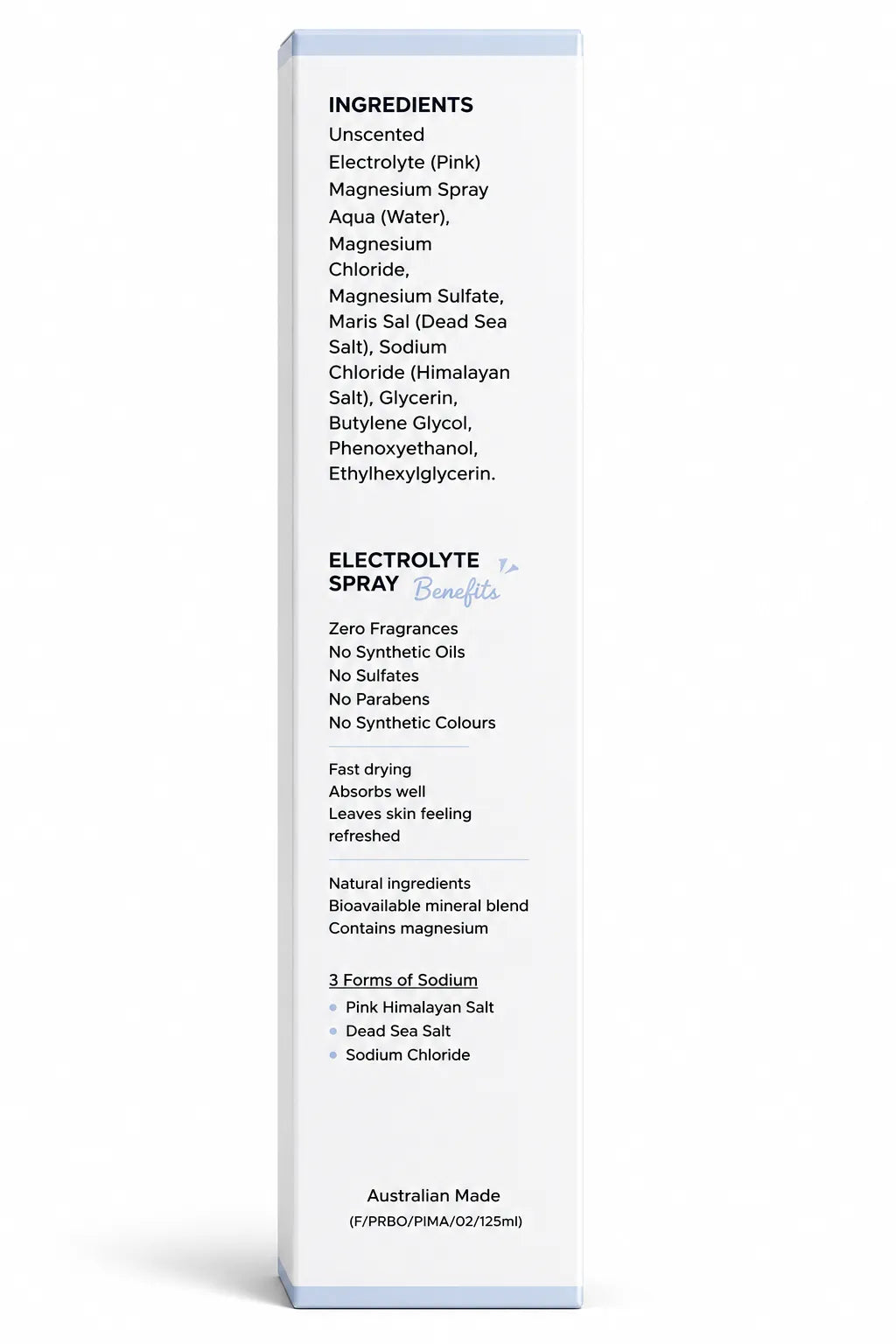 Electrolyte Spray 60ml