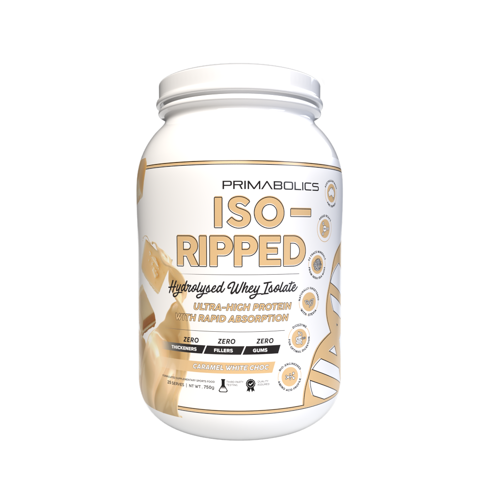 Whey Protein Ripped Iso-Ripped Naturally Sweetened Whey Protein Isolate 750g – Primabolics