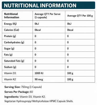 Vit D3 & K2